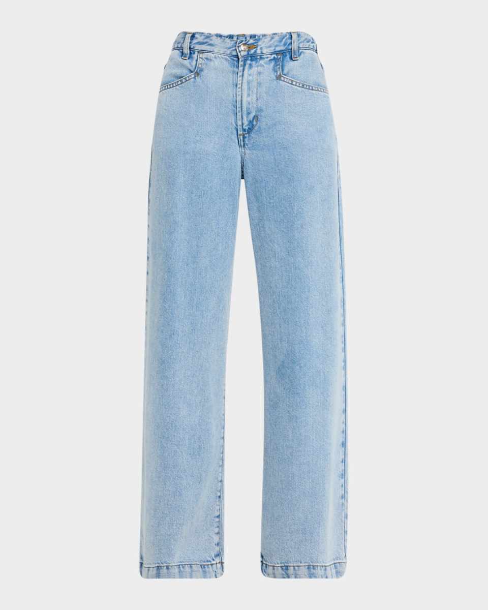 Nixon Wide-Leg Denim Pants